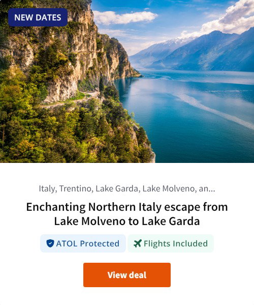 Enchanting Northern Italy escape from Lake Molveno to Lake Garda