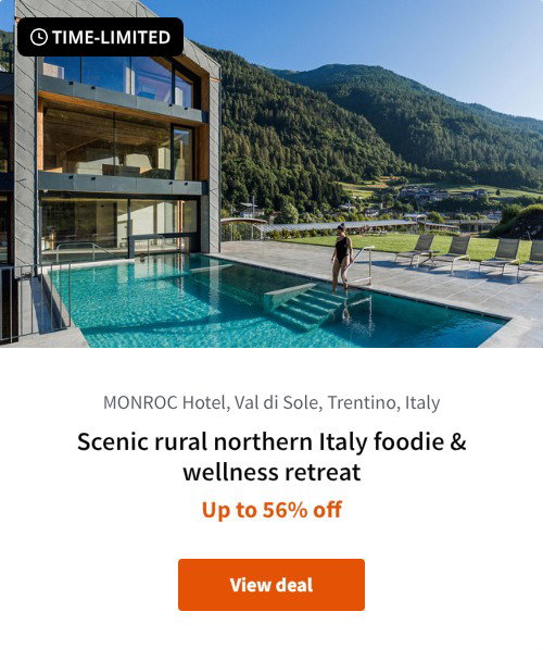 Scenic rural northern Italy foodie &amp; wellness retreat