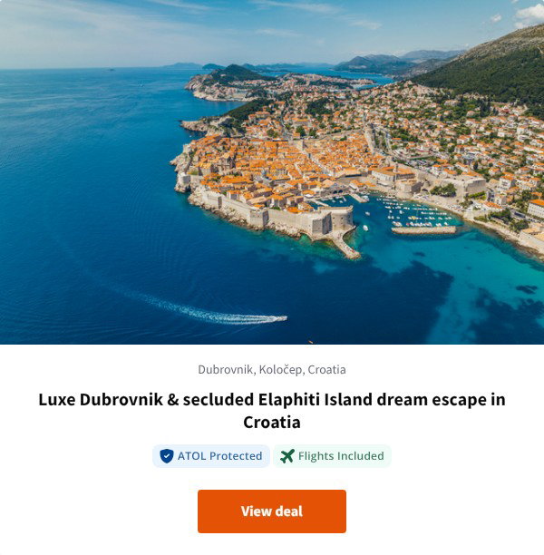 Luxe Dubrovnik & secluded Elaphiti Island dream escape in Croatia