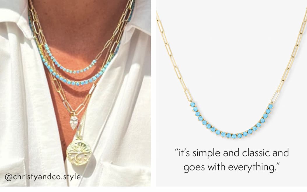 Not Your Basic Samantha Tennis Necklace