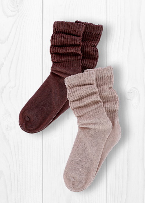 Two pairs of warm socks