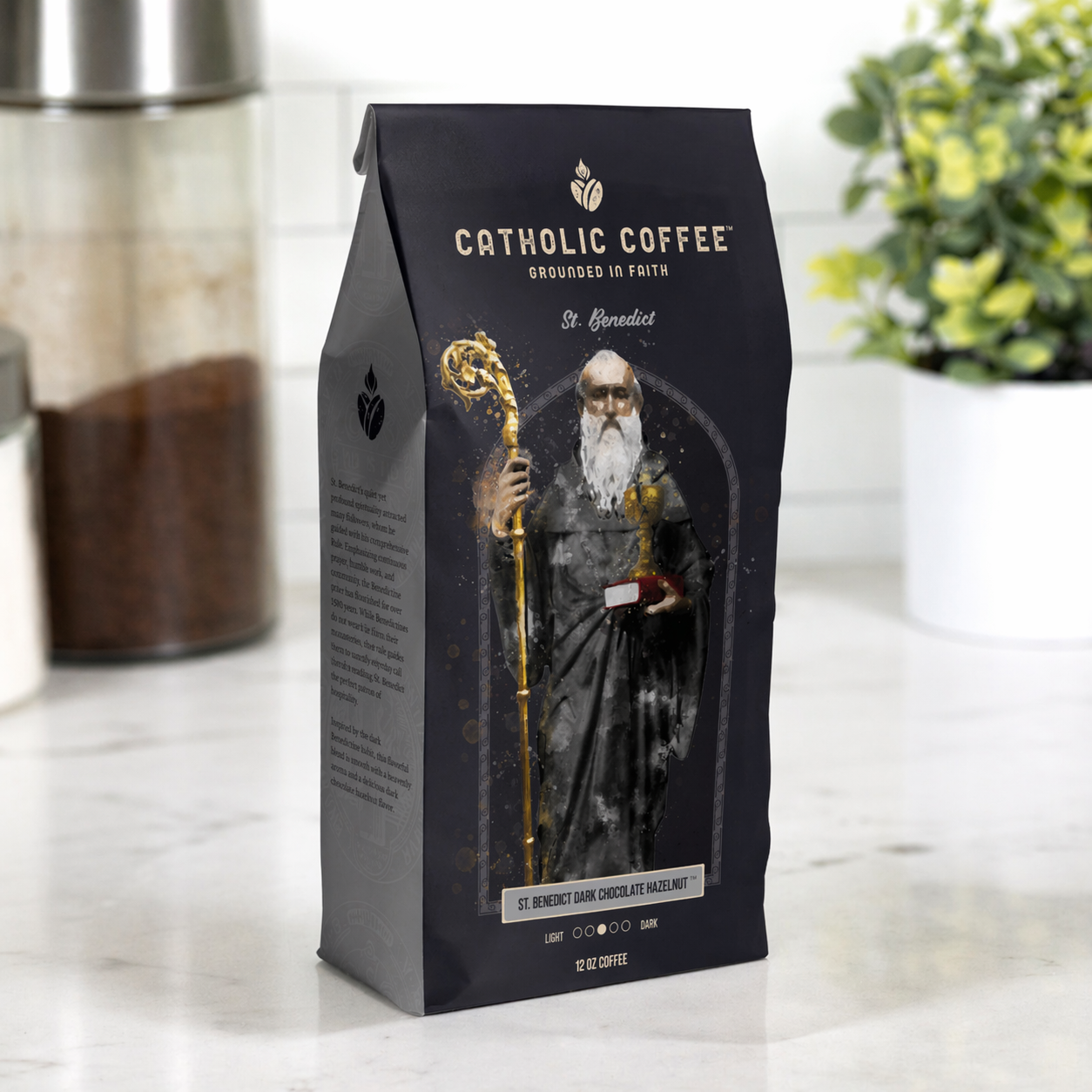 St. Benedict Chocolate Hazelnut Blend Coffee - 12 oz. Bag