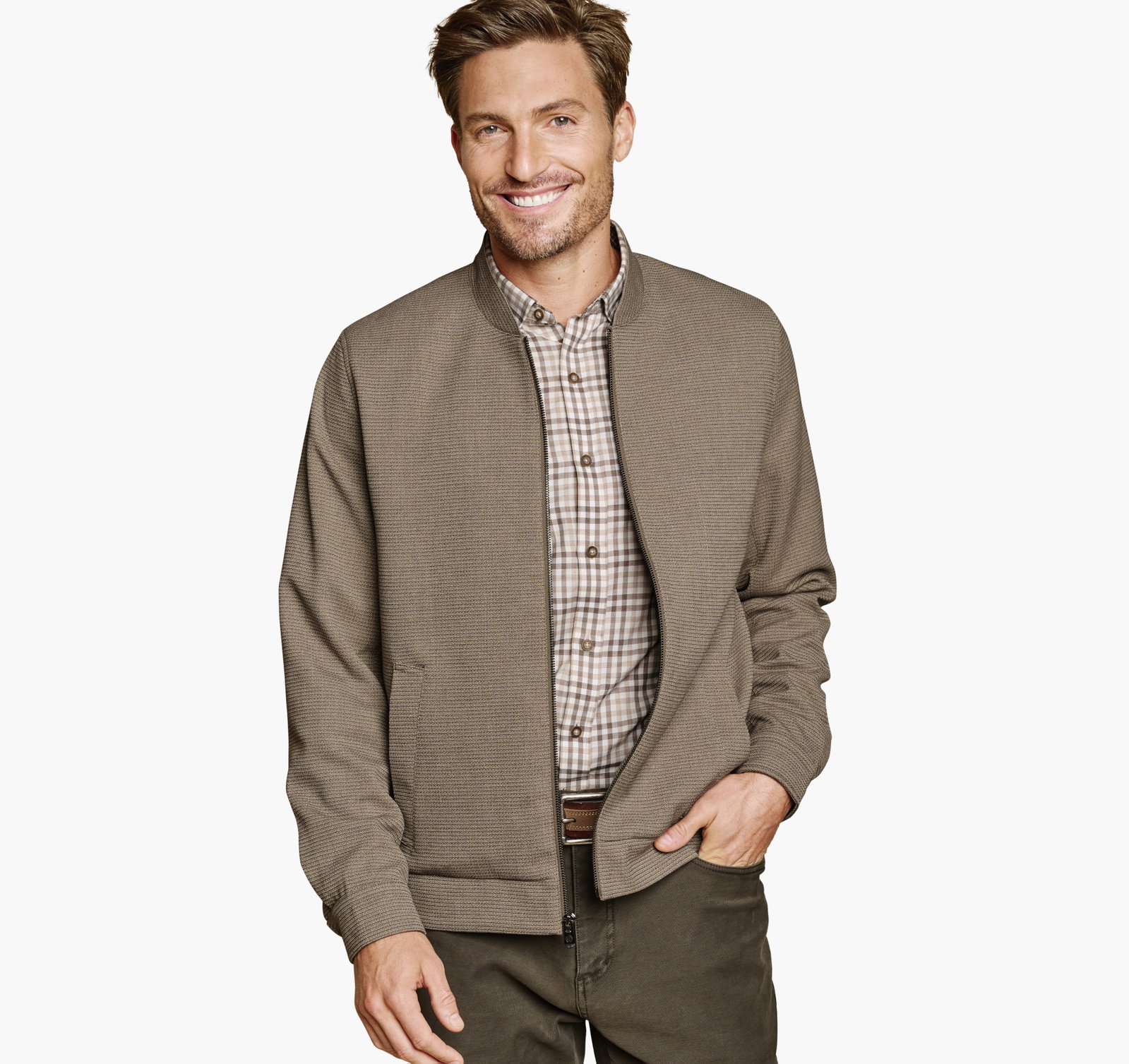Patterned Full-Zip