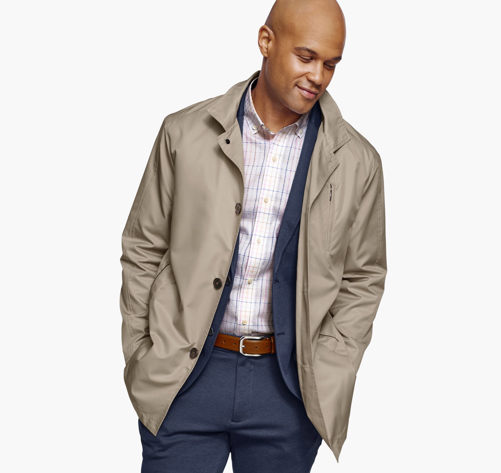 Upton Water-Resistant Raincoat