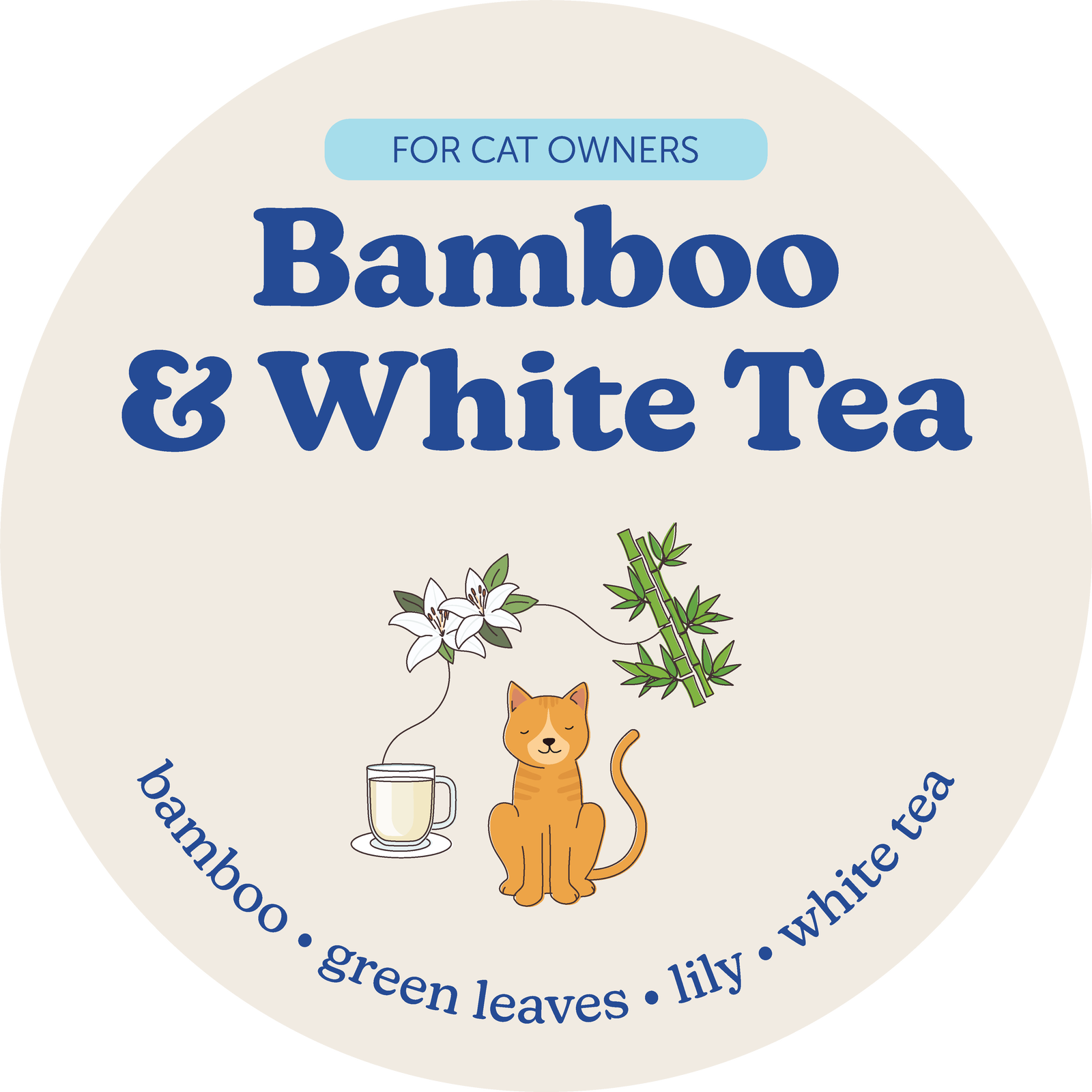 Image of Bamboo & White Tea Pet Wax Melts for Cat Owners