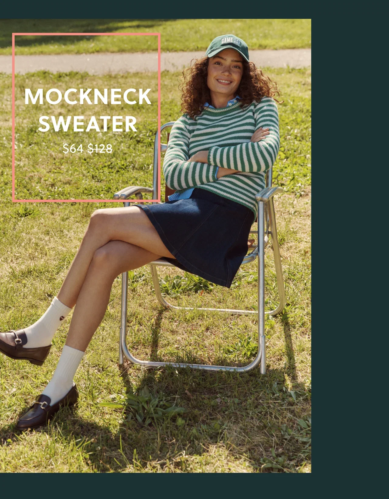 Mockneck Sweater - Now $64, Was $128.