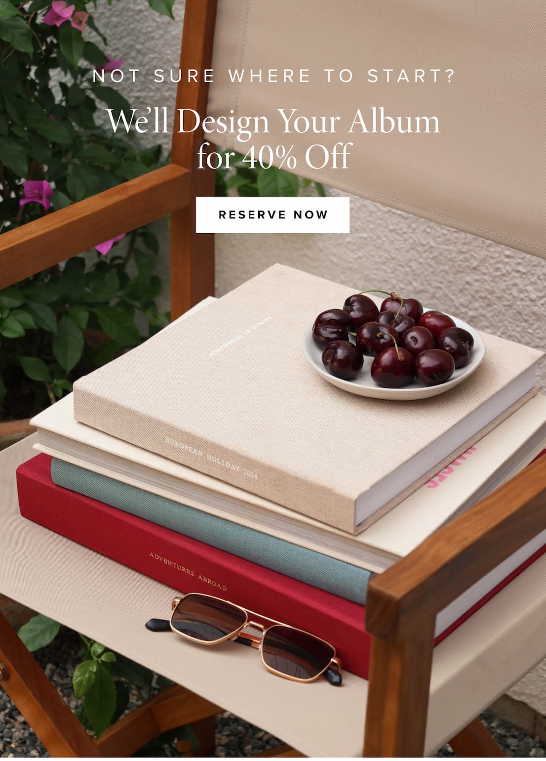 We'll design your album for 40% off