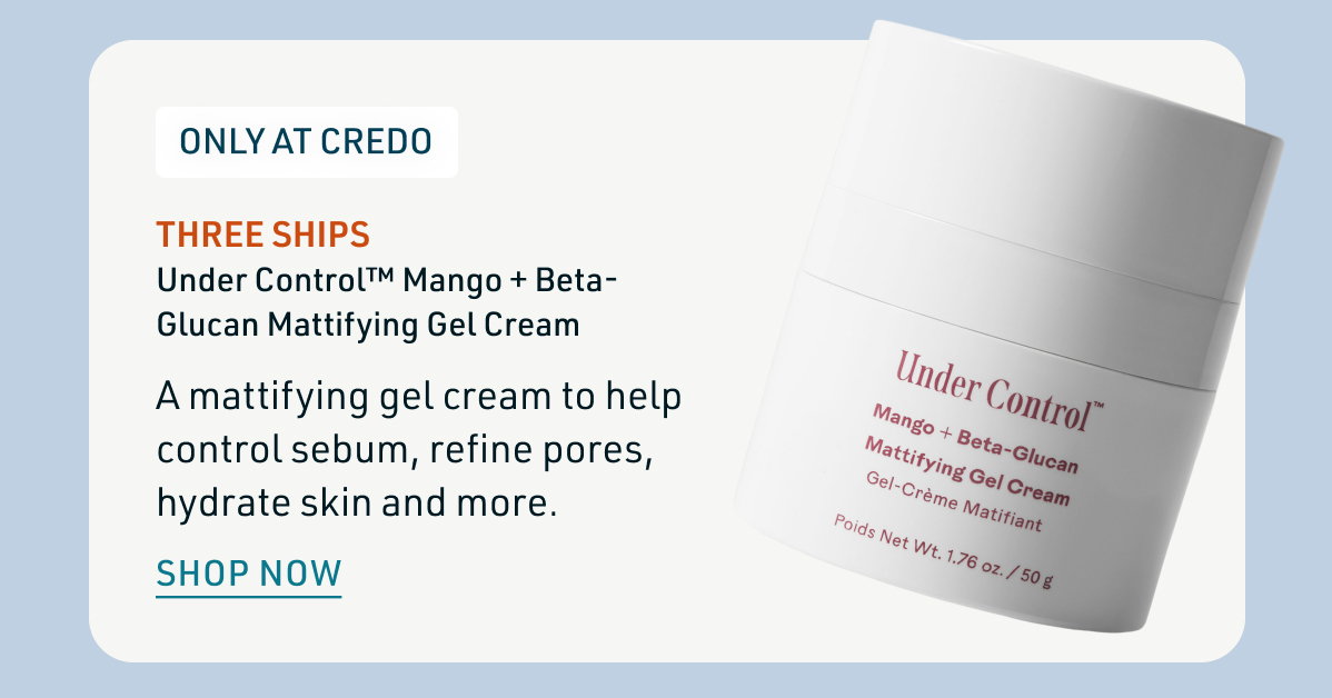 Three Ships Under Control Mango + Beta-Glucan Mattifying Gel Cream