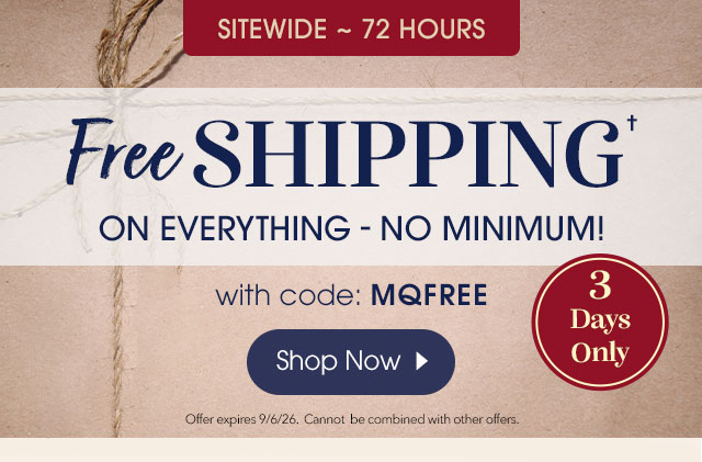 Shop Best-Sellers and Get Free Shipping