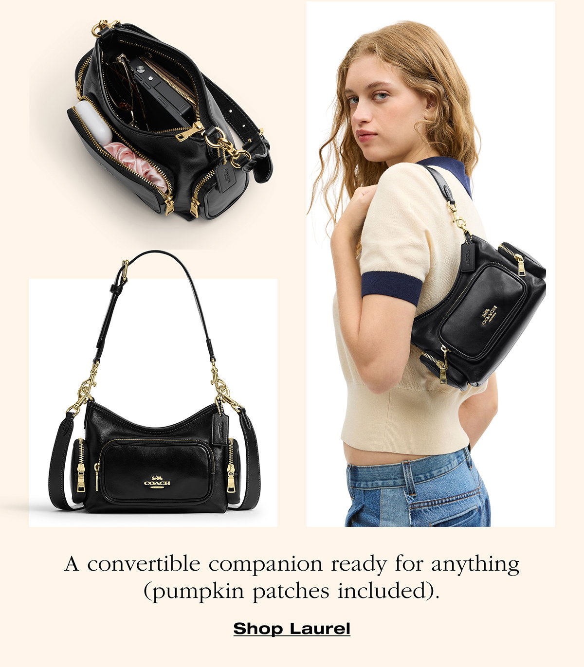 A convertible companion ready for anything (pumpkin patches included). Shop Laurel