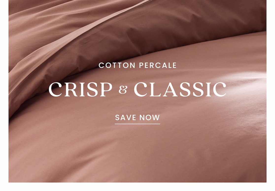 Classic Cool Cotton Percale Bed Duvet Cover 