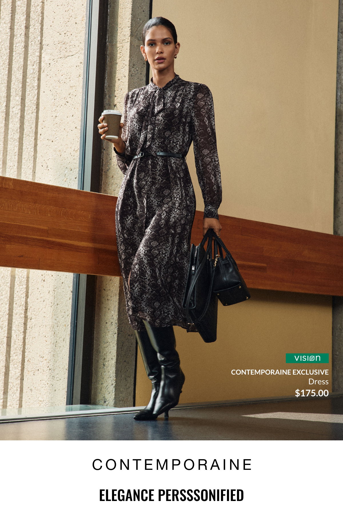 Contemporaine; Elegance persssonified; Vision; Contemporaine exclusive; Dress; 175$