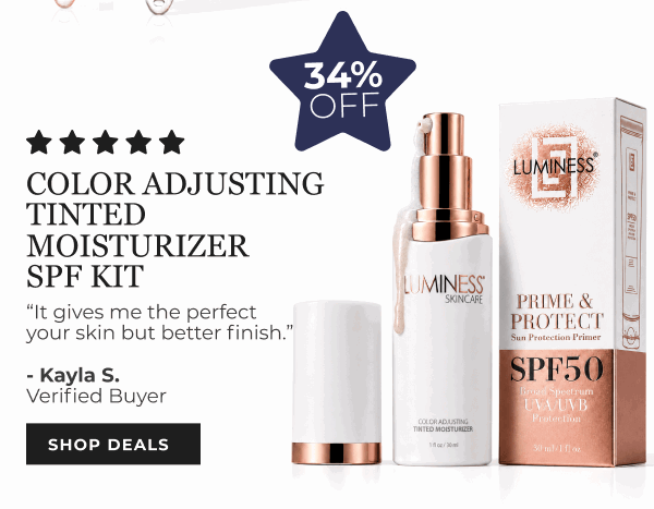 COLOR ADJUSTING TINTED MOISTURIZER SPF KIT