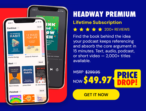 Headway Premium: Lifetime Subscription