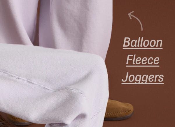 Balloon Fleece Joggers
