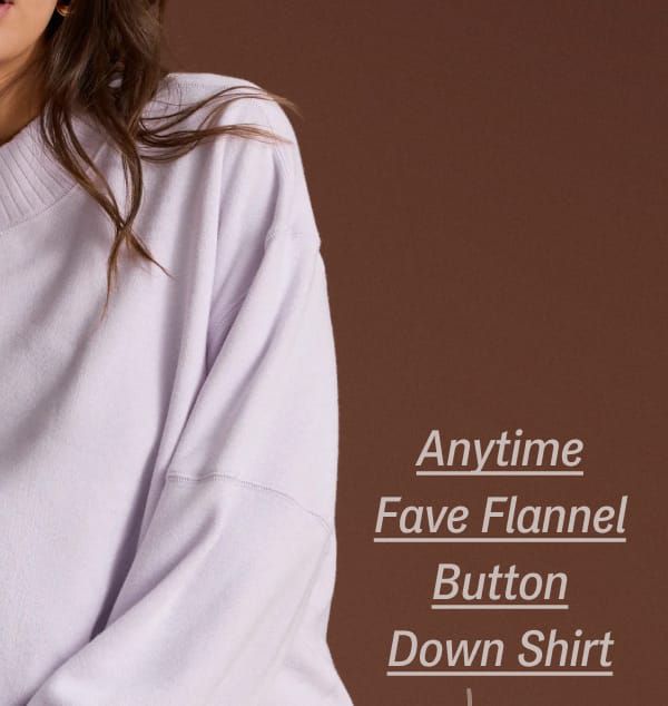 Anytime Fave Flannel Button Down Shirt
