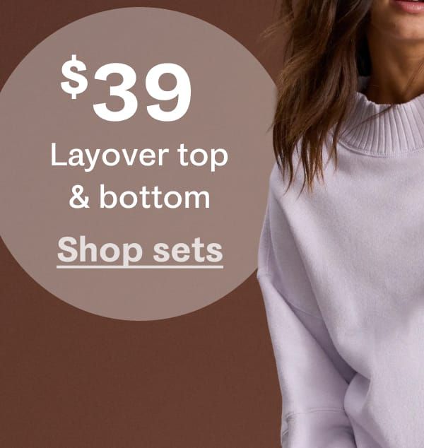 $39 Layover top & bottom | Shop Sets