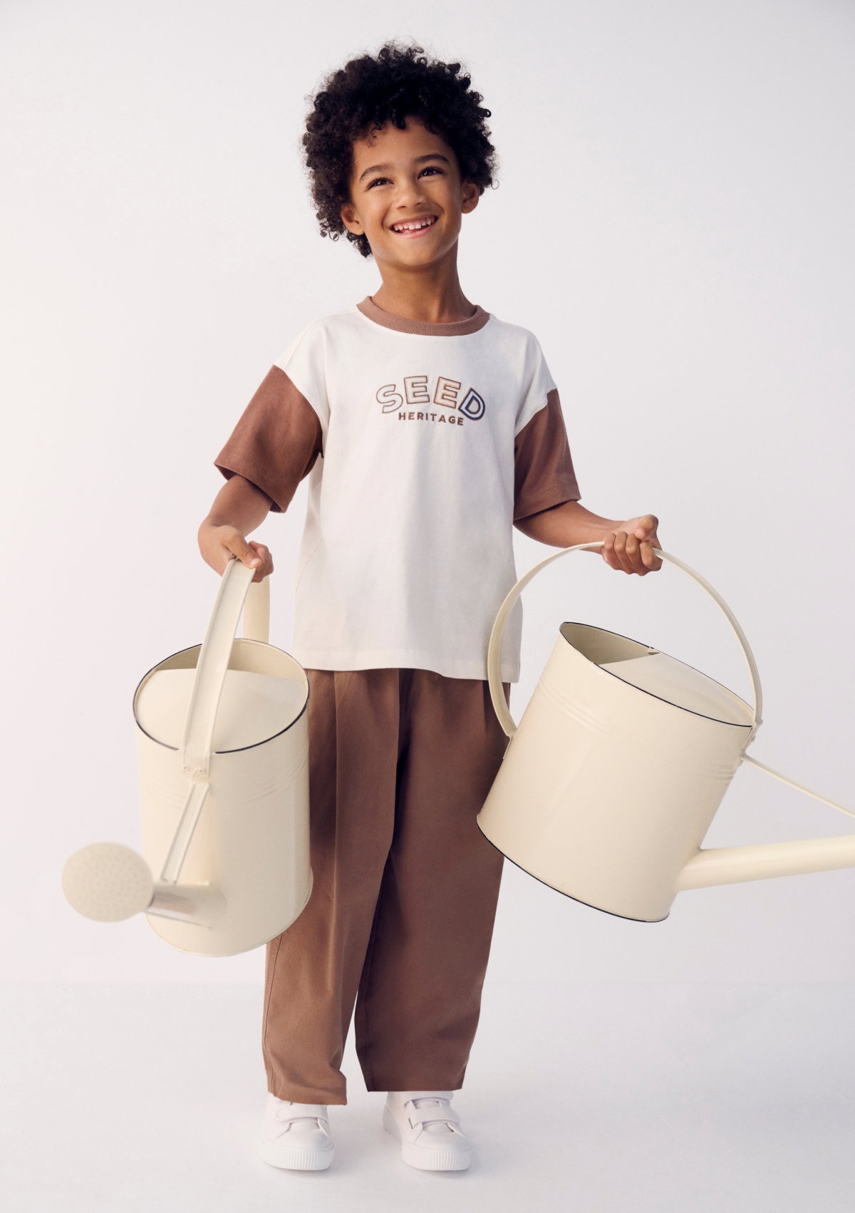 New Boy Arrivals. Refresh his essentials fort eh season ahead with quality staples in walnut and cream, designed for everyday wear. Shop Now.