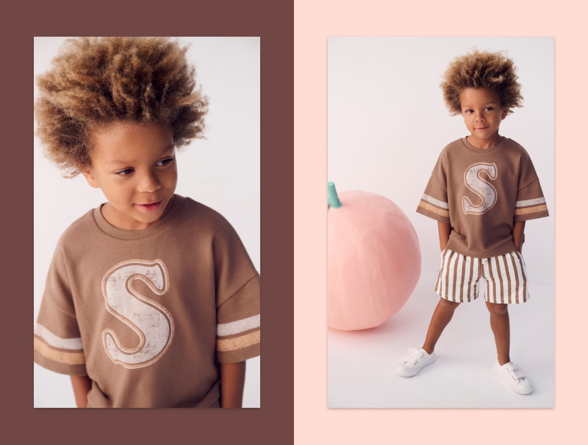 New Boy Arrivals. Refresh his essentials fort eh season ahead with quality staples in walnut and cream, designed for everyday wear. Shop Now.