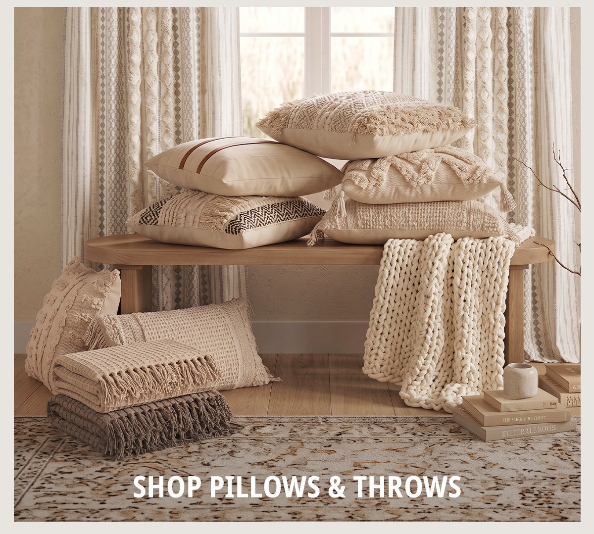 Shop pillows and throws