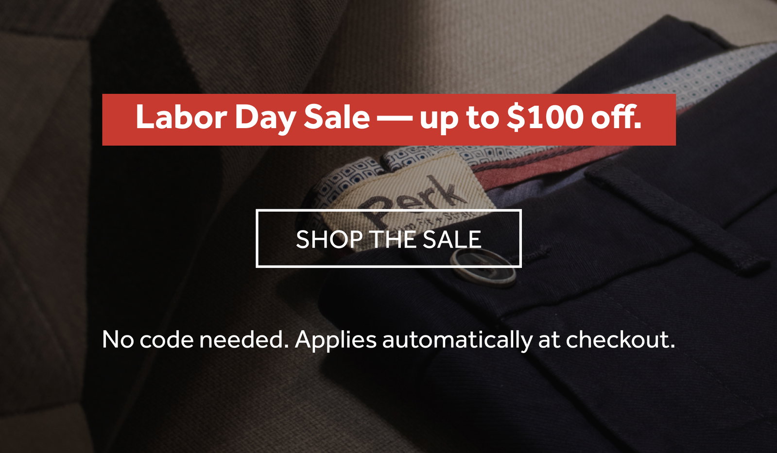 Labor Day Sale - up to $100 off