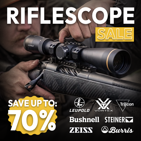 Riflescope Sale - Save up to 60%