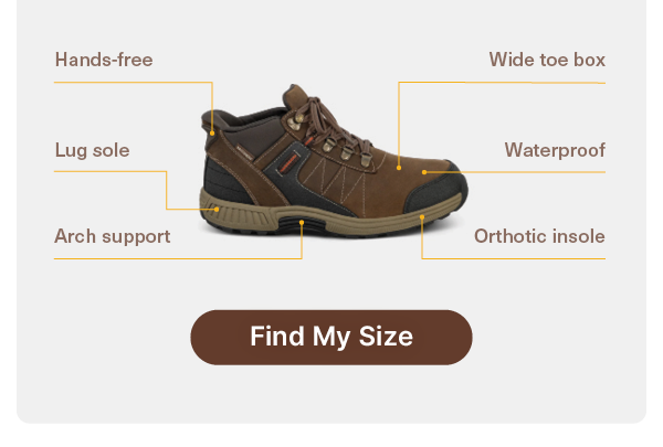 Men's Hands-Free Boots - Brown
