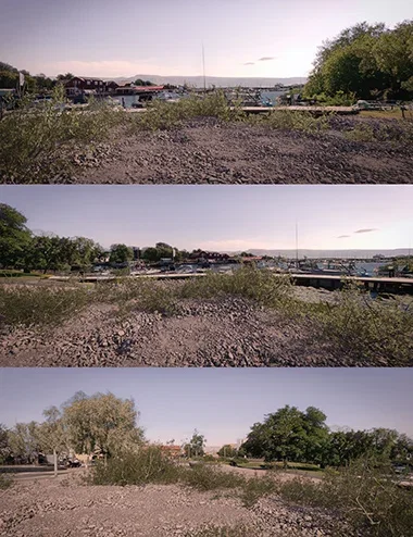 360 Scenes - Small Town Marina