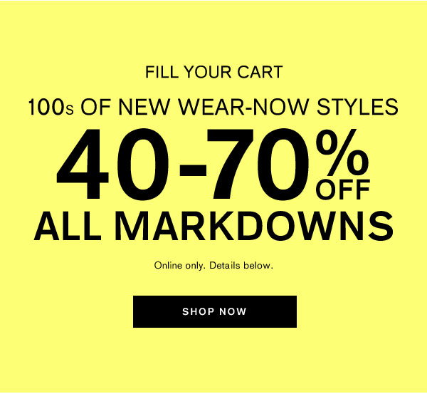 Shop Women's Markdowns