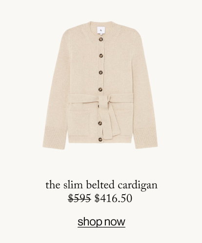 Slim Belted Cardigan