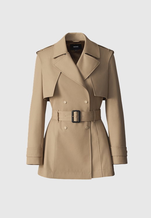 ADVA Mid-Length Buckled Belt Trench