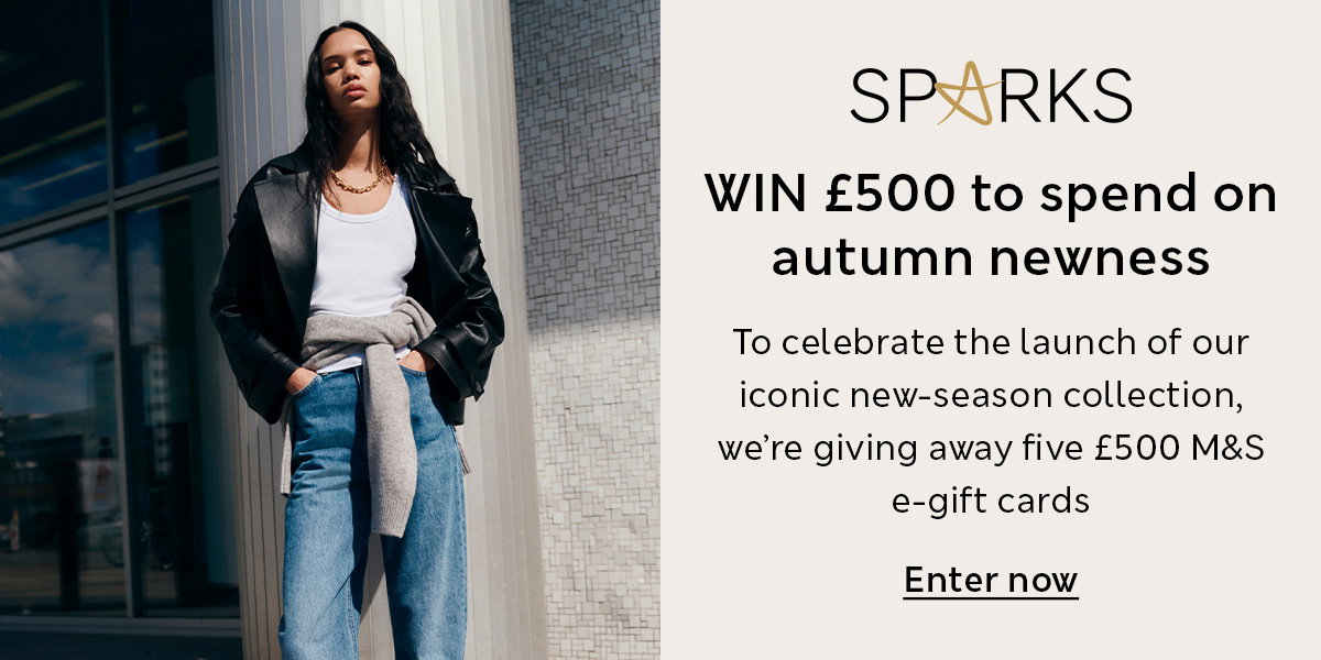 A chance to win £500 to spend on Autumn newness 
