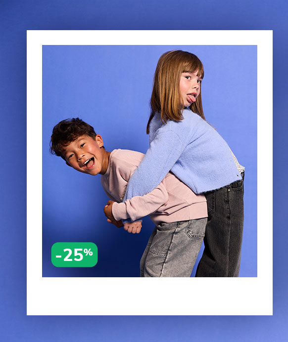 Crewneck sweatshirt for boys - pale pink