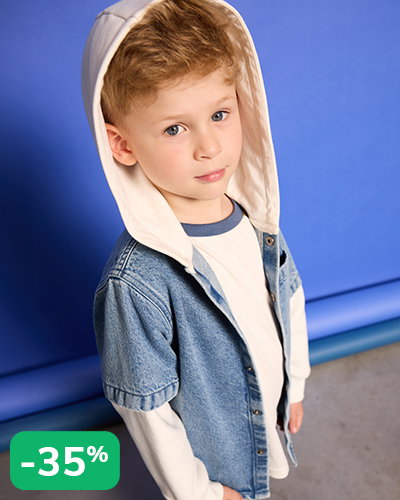 Shirt with Layered Effect for Boys - double stone