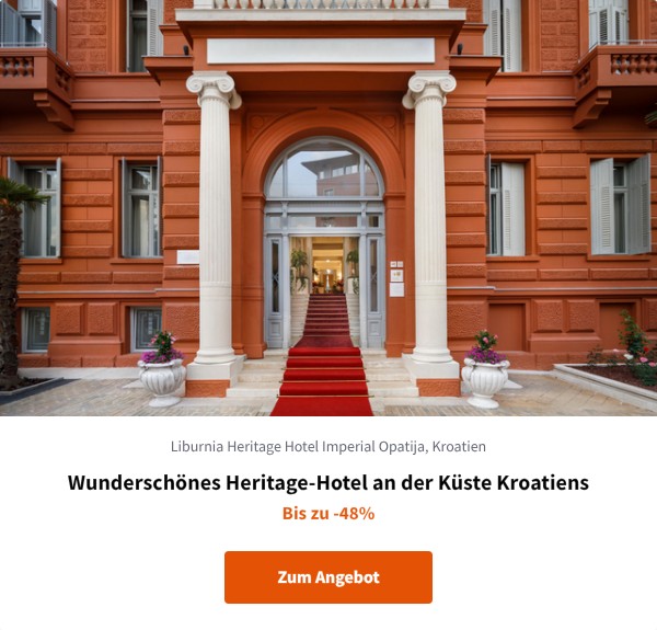 Wunderschönes Heritage-Hotel an der Küste Kroatiens
