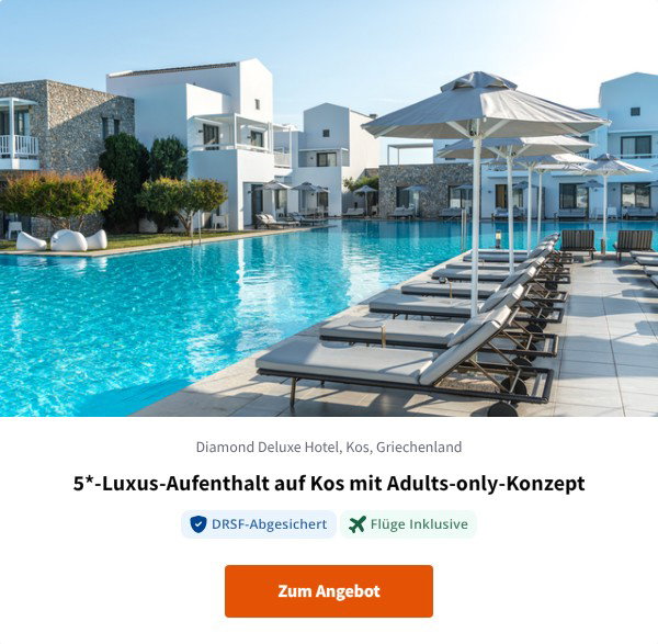 5*-Luxus-Aufenthalt auf Kos mit Adults-only-Konzept