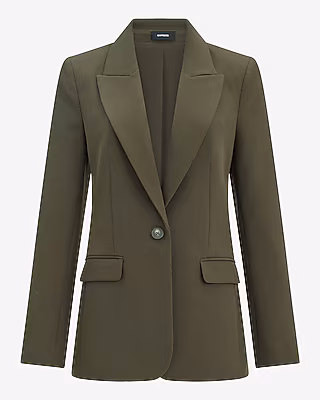 Long Slim Blazer in Signature Stretch