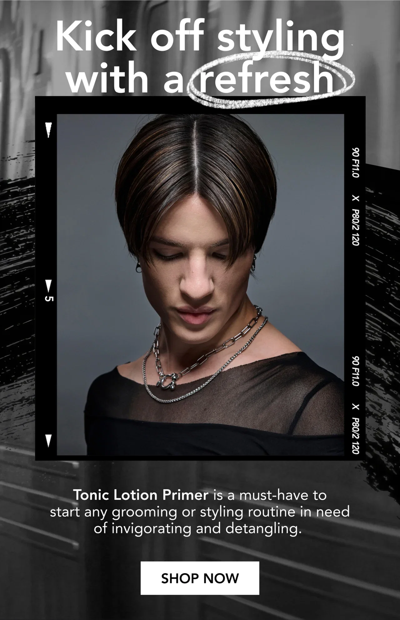 Kick off styling with a refresh | Tonic Lotion Primer is a must-have to start any grooming or styling routine in need of invigorating and detangling. | SHOP NOW Kick off styling with a refresh | Tonic Lotion Primer is a must-have to start any grooming or styling routine in need of invigorating and detangling. | SHOP NOW