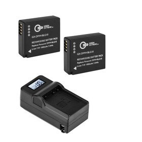 Green Extreme 2x DMW-BLG10 Battery Pack - Compact Smart Charger Kit