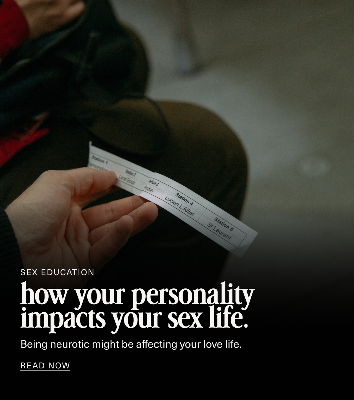 Sex Education | how personality impacts your sex life. | being neurotic might be affecting your love life.