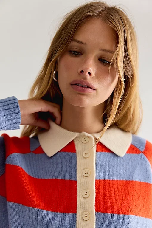 The Tiny Big Sister Frank Striped Polo2