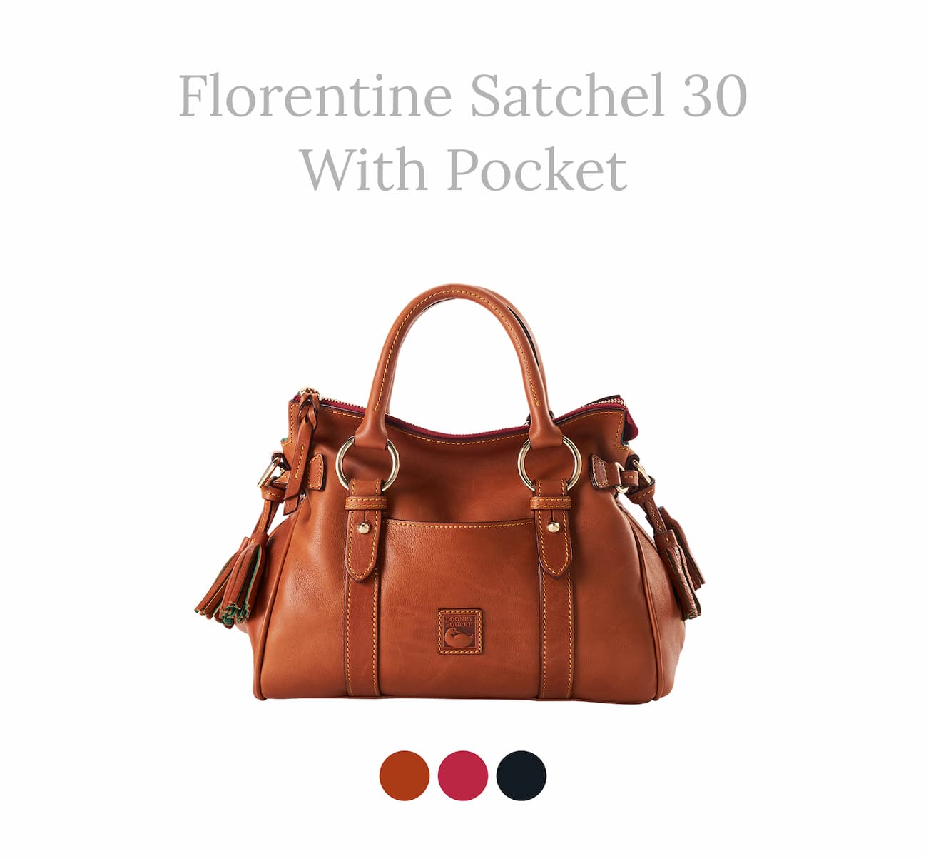 Florentine Satchel 30 With Pocket