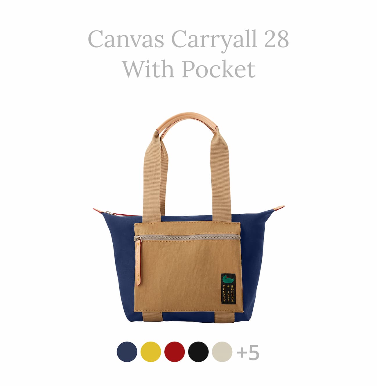 Canvas Carryall 28 with Pocket