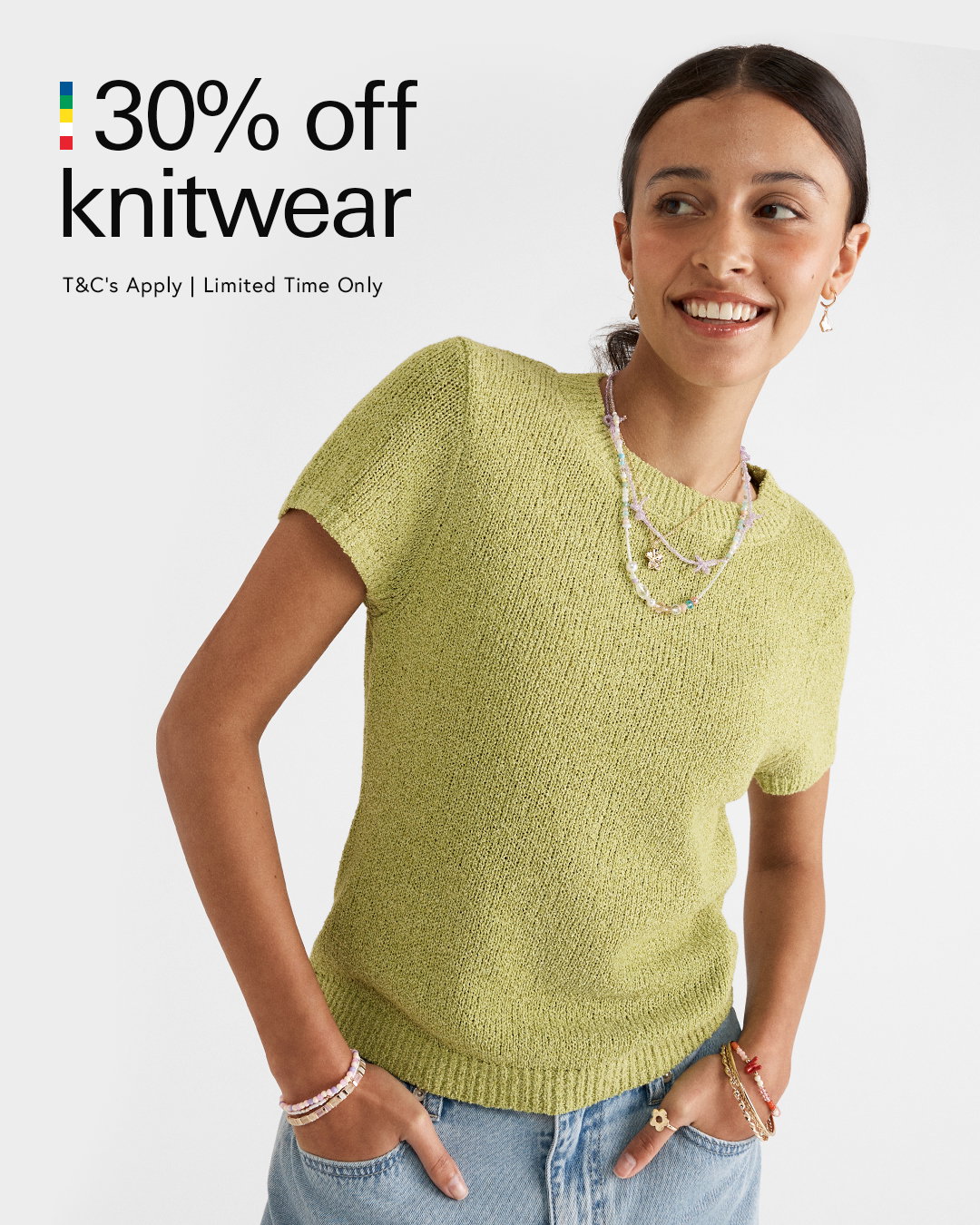 30% off knitwear