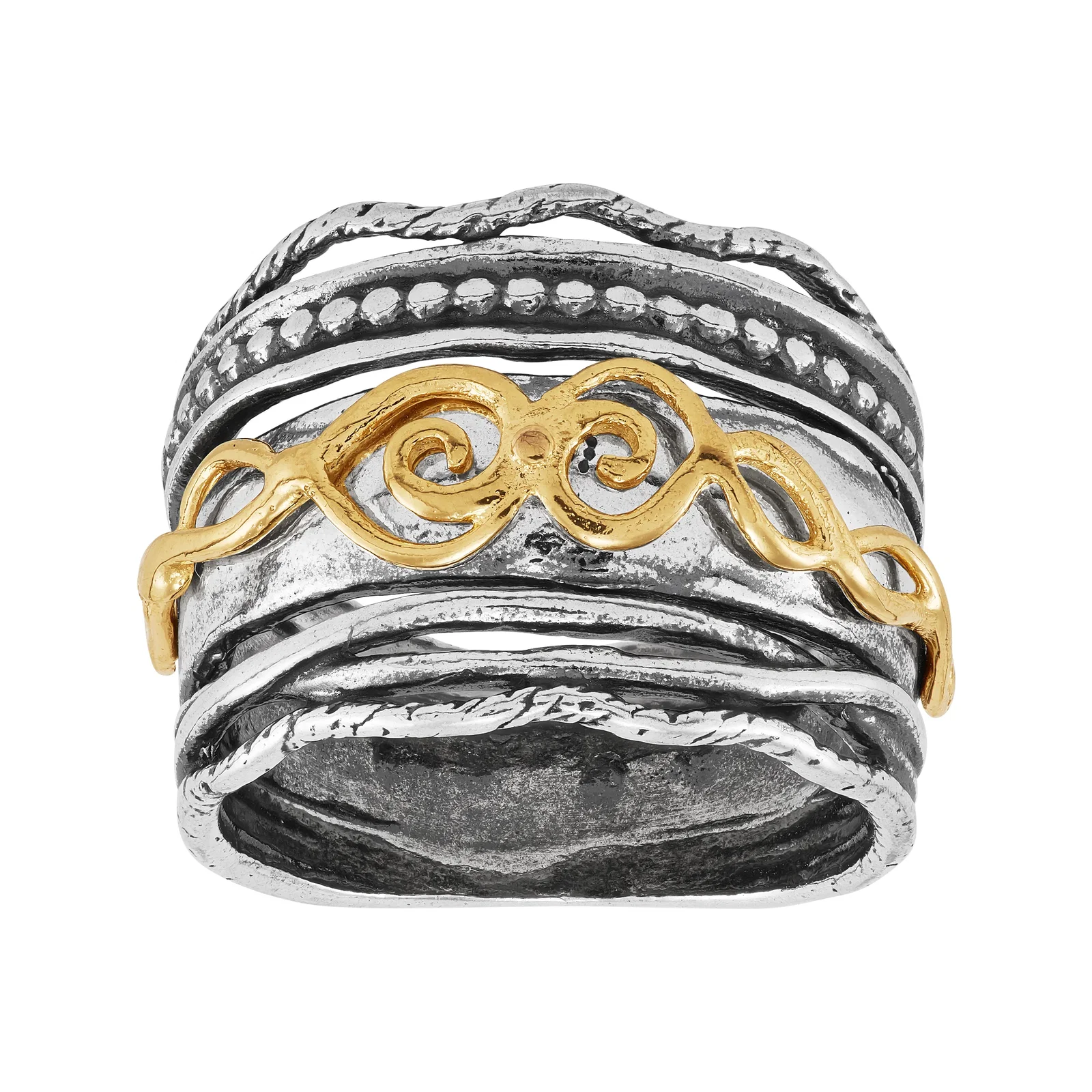 Aphrodite Ring, Two-Tone