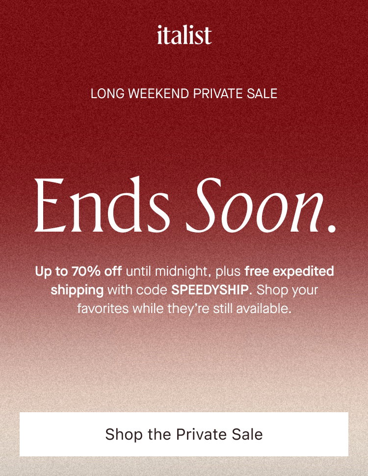 Up to 70% off + free expedited shipping with code SPEEDYSHIP.