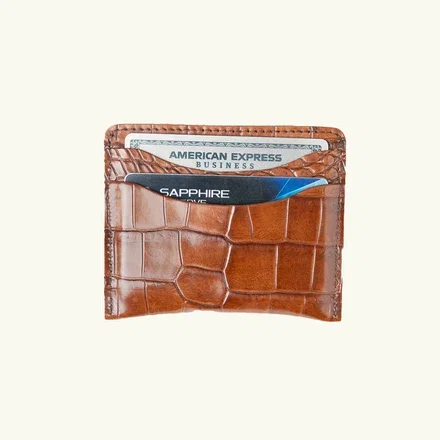 Crocodile Card Wallet