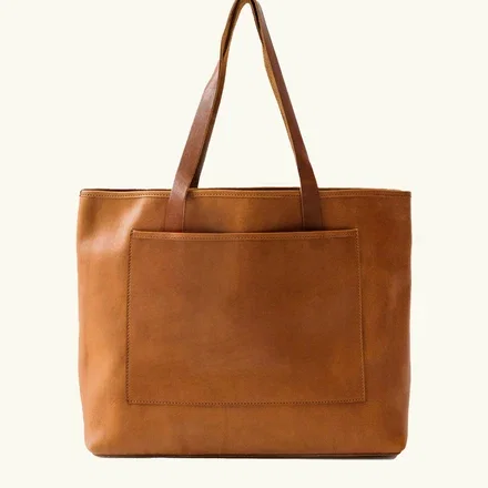 Oversized Zipper Tote