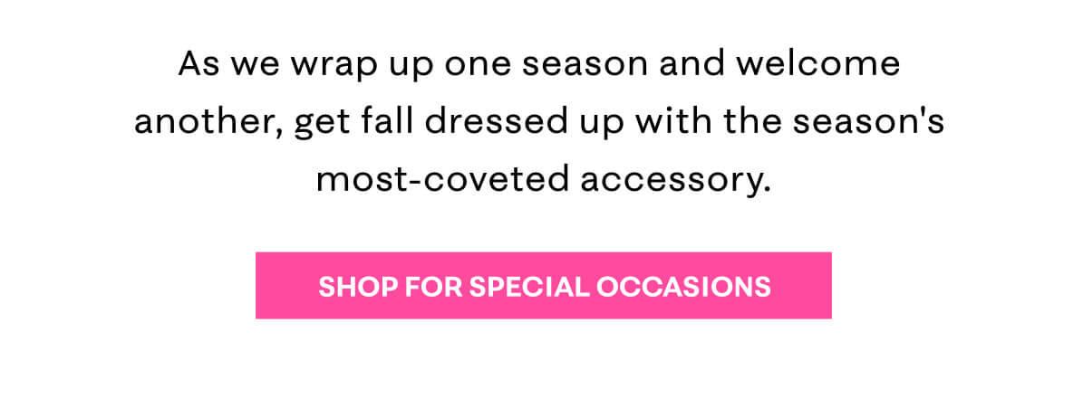 Special Occasions