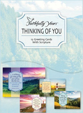 Image of Scenic Reflections (NIV) Thinking of You, Box of 12